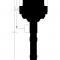 MSD Black Small Diameter Chevy V8 Pro-Billet Distributor 85703