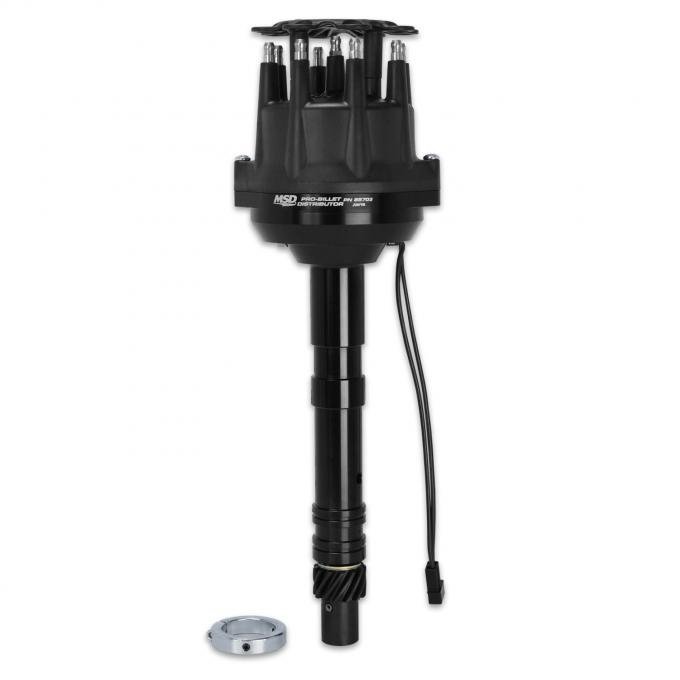 MSD Black Small Diameter Chevy V8 Pro-Billet Distributor 85703