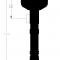 MSD Chevy Crank Trigger Distributor with Black Crab Cap 84893
