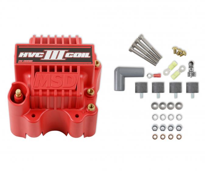MSD Ignition Coil, HVC-3 Series, Red 82612