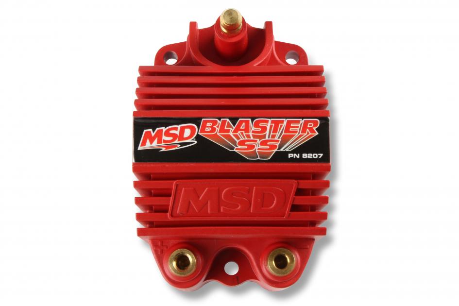 MSD Ignition Coil, Blaster SS, Red 8207 | Classic Truck