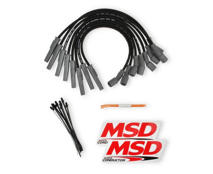MSD Ford Raptor 6.2L V8 Black Wire Set 31633