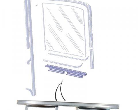 Dennis Carpenter Door Glass Lift Channel - 1953-55 Ford Truck B5C-8121458-A