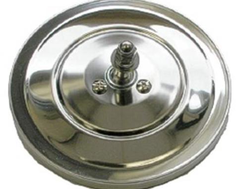 1947-1972 Chevy Truck Round (5" Ribbed) Exterior Chrome Mirror
