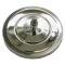 Chevy Truck Outside Mirror, Round, 5, Ribbed, Chrome, 1947-1972