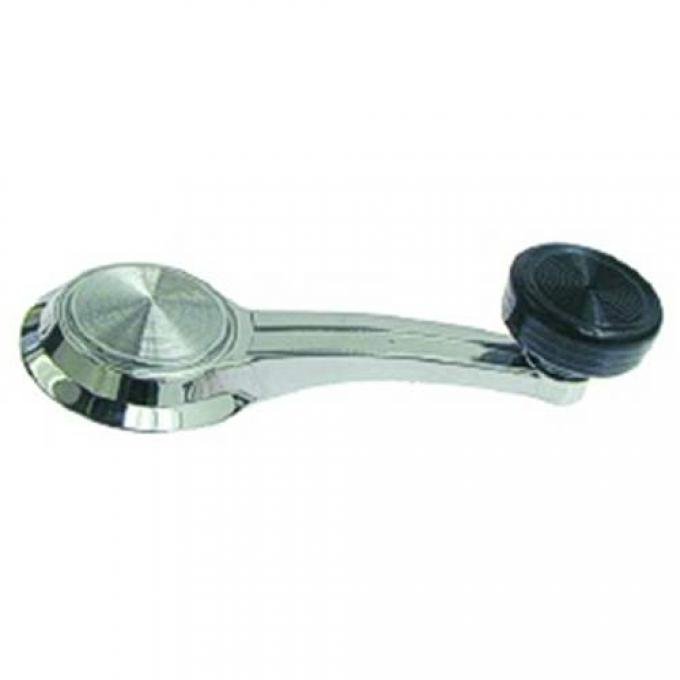 1967 GM Car and Truck Left or Right Window Crank with Black Knob