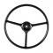 Dennis Carpenter Steering Wheel - Black - 1948-52 Ford Trucks 8T-3600