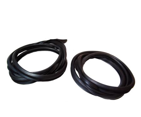 Dennis Carpenter Quarter Window Seals - 1 Pair - Stationary Glass - 1978-79 Ford Bronco D8TZ-9829904-CPR