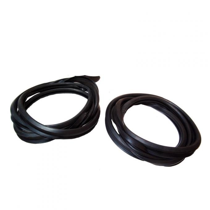 Dennis Carpenter Quarter Window Seals - 1 Pair - Stationary Glass - 1978-79 Ford Bronco D8TZ-9829904-CPR