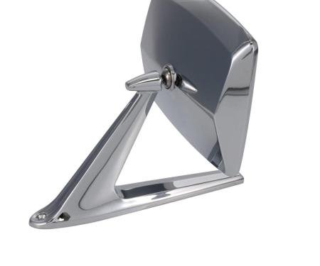 AMD Outside Door Mirror Kit &ndash; Standard Chrome &ndash; 1967&ndash;1979 Ford Cars and Trucks 570-8067-S