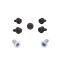 AMD Auxiliary Battery Tray Hardware Kit, LH, 81-91 Chevy GMC CK Pickup Blazer Jimmy Suburban X341-4081-1S