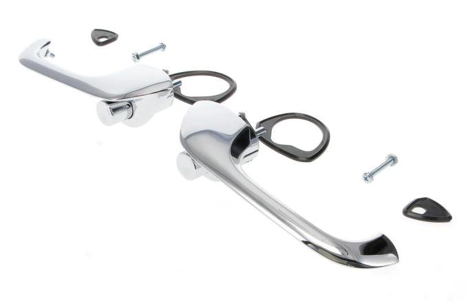 AMD Outside Door Handle Kit, 61-66 F100 F250 F350 Ford Pickup Truck X530-4561-S