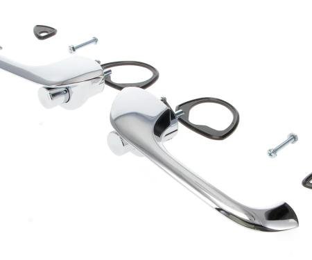 AMD Outside Door Handle Kit, 61-66 F100 F250 F350 Ford Pickup Truck X530-4561-S