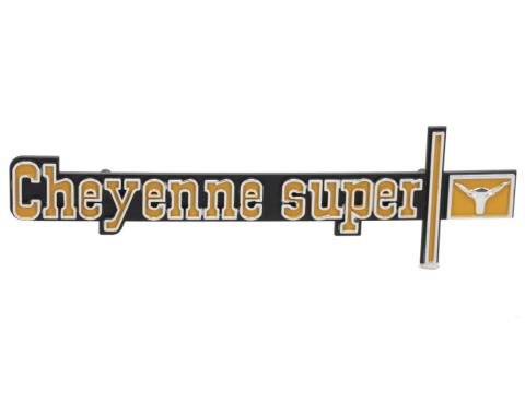 AMD Dash Emblem, Cheyenne Super, 73-74 Chevy CK Truck SUV X485-4073-4D