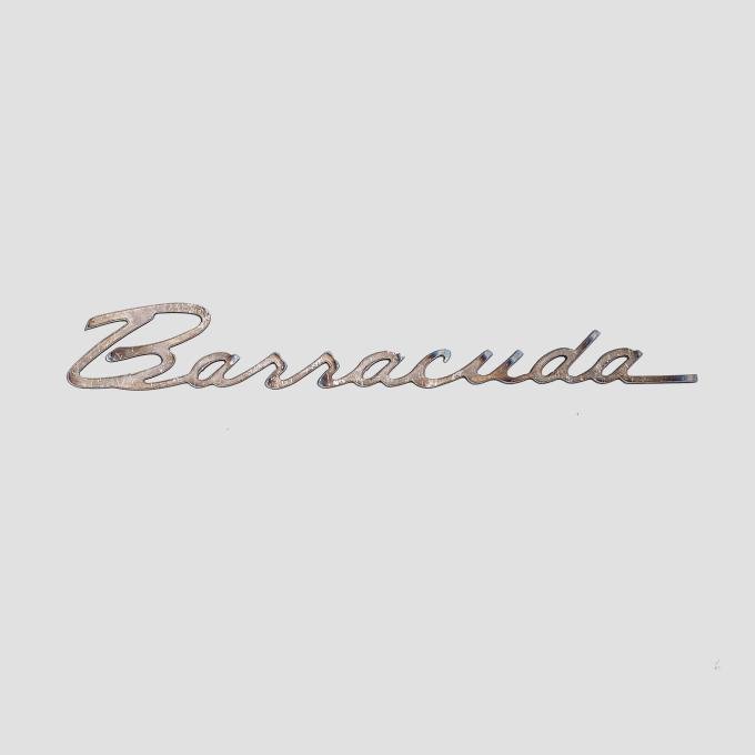 Detroit Muscle Technologies 2010-2019 Chrysler / Dodge / Ram Mopar Steel Wall Art - BARRACUDA Script WALLART-BARRACUDA SCRIPT