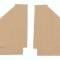 Montco Inc / Repops Interior Kick Panels, Black, Pair, 47-55 Chevy GMC Pickup Truck R-CT194
