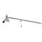 AMD Sunvisor Bracket, Chrome, LH, 54-55 Chevy GMC Pickup Truck Suburban (with screws) X646-4054-LS