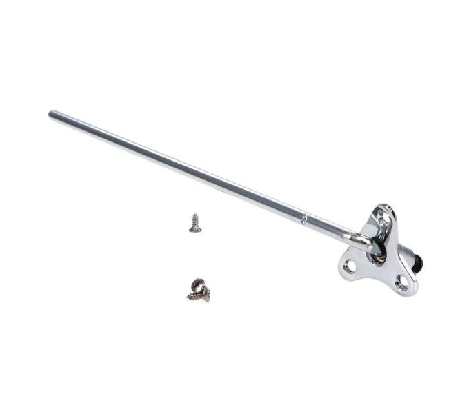 AMD Sunvisor Bracket, Chrome, LH, 54-55 Chevy GMC Pickup Truck Suburban (with screws) X646-4054-LS
