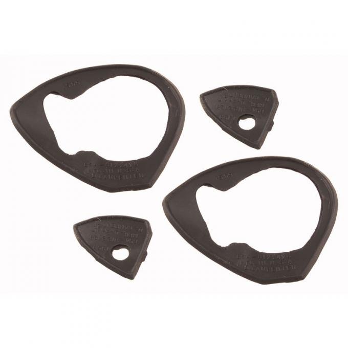 Dennis Carpenter Outside Door Handle Pads - 1961-66 Ford Truck, 1959 Ford Car B9A-8122428