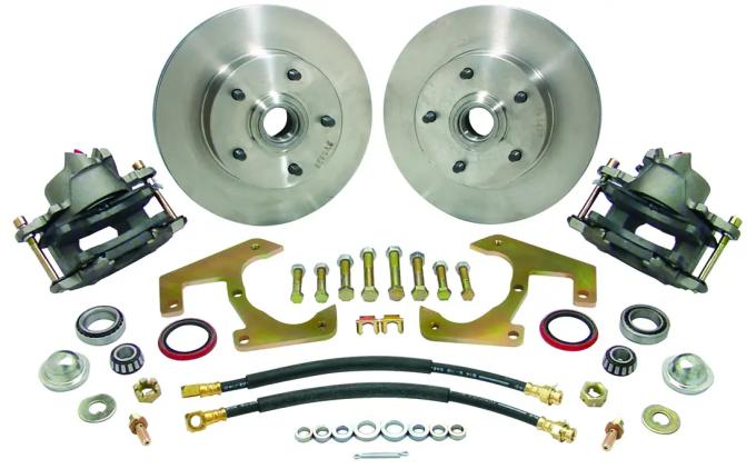Classic Performance Front Disc Brake Kit for OEM Drum Brake Spindles for 57-60 Ford 1/2 Ton Truck, 5x5.5, 12" Rotors, 5x5 5764WBK-5.5