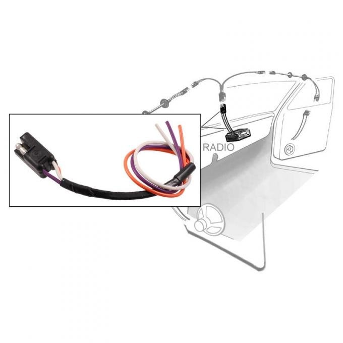 Dennis Carpenter Radio Speaker Wire - 1973-79 Ford Truck, 1978-79 Ford Bronco    D3TB-18806-SP
