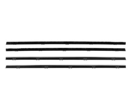 Metro Moulded Parts Window Sweeper Kit, 67-72 GM Truck and Suv, with Chrome Bead, Set of 4 WC 5900-14