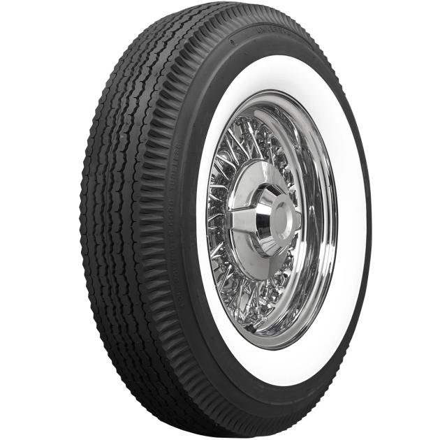 ビンテージフラワ-ベ-ス?(White friars 1966年) Universal 2.75 Inch Wide Whitewall Tire 710-15 58580 | Classic Truck