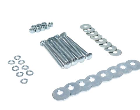 AMD Truck Bed to Frame Mounting Kit, Wood Floor, 40 pcs, 67-72 Chevy GMC CK Fleetside Truck 727-4067-1WZS
