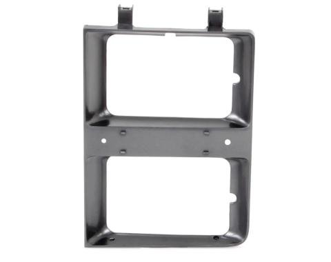 AMD Headlamp Bezel, Dark Gray, Dual Headlight, LH, 83-84 Chevy C/K Pickup Blazer Suburban X145-4083-2L