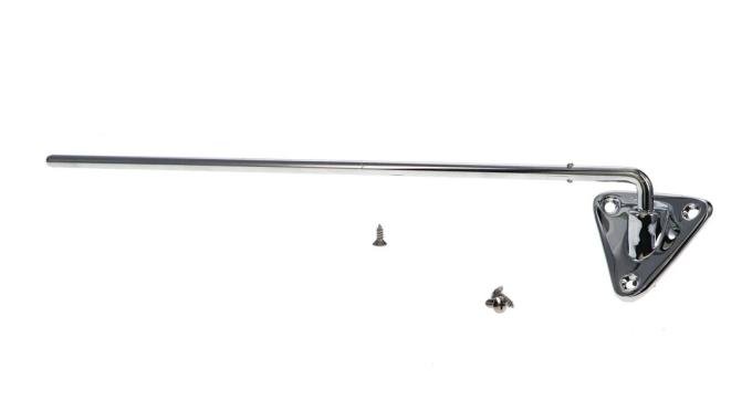 AMD Sunvisor Bracket, Chrome, RH, 60-66 Chevy GMC C/K Pickup Truck Suburban (with screws) X646-4060-RS