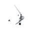 AMD Sunvisor Bracket, Chrome, RH, 60-66 Chevy GMC C/K Pickup Truck Suburban (with screws) X646-4060-RS