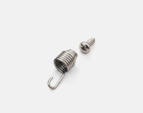 Detroit Muscle Technologies Mopar A B E Body 67-76 Headlight Adjuster Spring & Screw STAINLESS CHR3868549