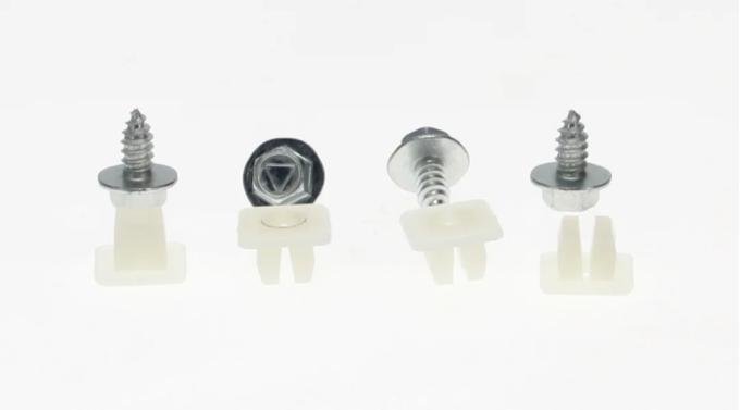 AMD Front and Rear License Plate Hardware Kit (4pcs) X102-4568-S