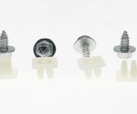 AMD Front and Rear License Plate Hardware Kit (4pcs) X102-4568-S