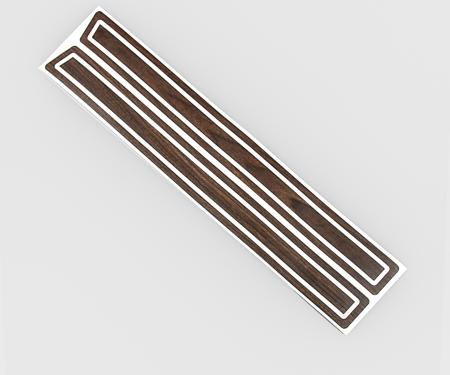 Detroit Muscle Technologies Mopar Dodge Truck 79-80 Warlock Lil Red Door Woodgrain Overlay - WALNUT TRK7980OL50-WALNUT