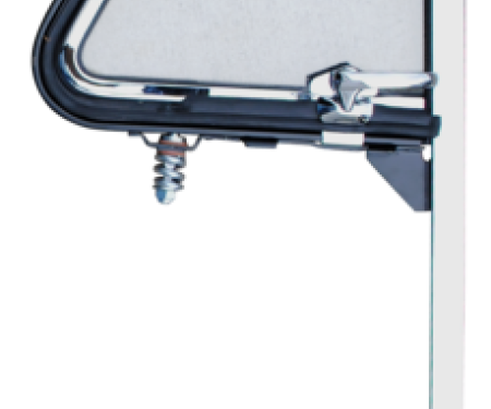 Key Parts '51-'54 Vent Window Assembly, Chrome, Passenger's Side 0846-254