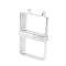 AMD Headlamp Bezel, Chrome, Dual Headlight, LH, 81-82 Chevy GMC C/K Pickup Blazer Jimmy Suburban X145-4081-3L