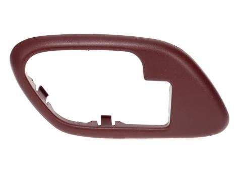 AMD Front Door Handle Bezel, without Power Door Lock Hole, LH, Red, 95-00 Chevy GMC C/K OBS Pickup Truck SUV X540-4095-2REDL