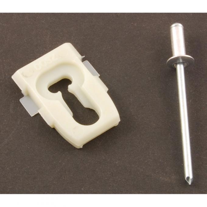Dennis Carpenter Body Molding Clip - In Plastic - 1980-84 Ford Truck, 1980-85 Ford Bronco, 1970-72 Ford Car   D0SZ-6521066-B