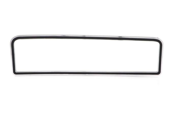 AMD Glove Box Door Trim, Chrome/Black, 73-79 Ford Truck; 78-79 Bronco 461-4573-2B