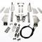 AMD Hidden Tailgate Latch Kit (Complete Stainless), 47-87 Chevy GMC Stepside Pickup; 48-87 Ford Flareside Pickup X927-4000-3S