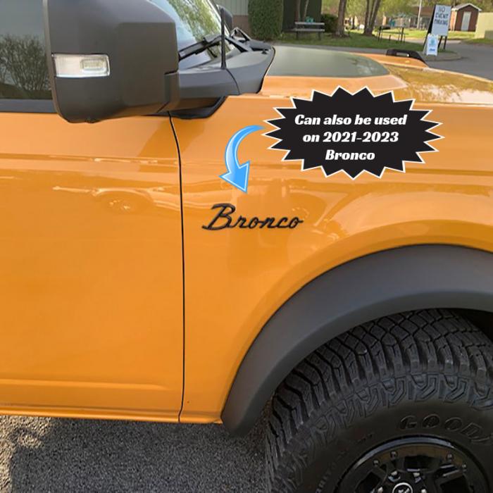 Dennis Carpenter Fender Emblem - Satin Black - 