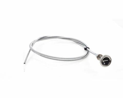 AMD Throttle Cable with Black-Stainless Knob, 60-63 Chevy GMC CK Truck X460-4060-82