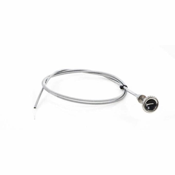 AMD Throttle Cable with Black-Stainless Knob, 60-63 Chevy GMC CK Truck X460-4060-82
