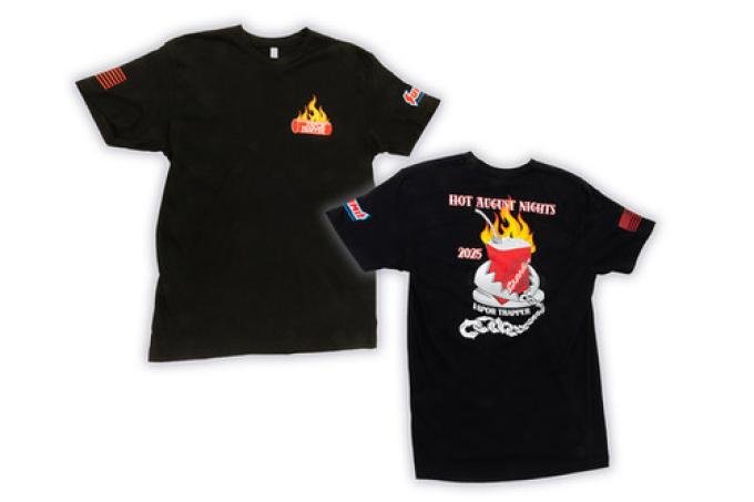 Vapor Trapper Hot August Nights 2025 &mdash; Vapor Trapper Limited Edition Tee (Black)