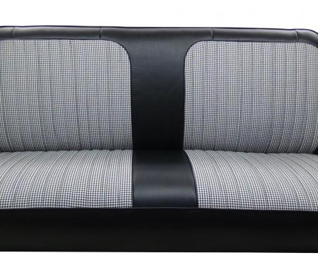 Distinctive Industries 1967-72 Chevy Truck Front Bench Seat Upholstery with Houndstooth Inserts 071860