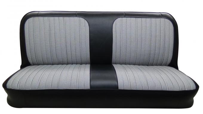 Distinctive Industries 1967-72 Chevy Truck Front Bench Seat Upholstery with Houndstooth Inserts 071860