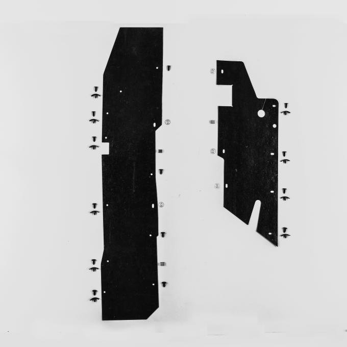 Detroit Muscle Technologies Dodge Truck Ram 92-93 D & W Series Frame Rail Splash Shields Seals & CLIPS TRK9293SS20