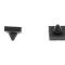 AMD Lower Door Glass Stop Bumpers, Pair, 47-55 Chevy GMC Pickup Truck, Suburban X547-4047-6P