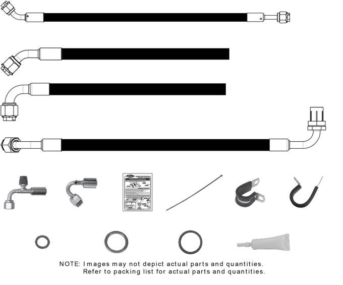 Vintage Air 1961-64 Ford F-100 SureFit™ Reduced Barrier Modified Hose Kit 511172